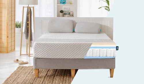 Leesa Sapira Hybrid Mattress 3 Up Image